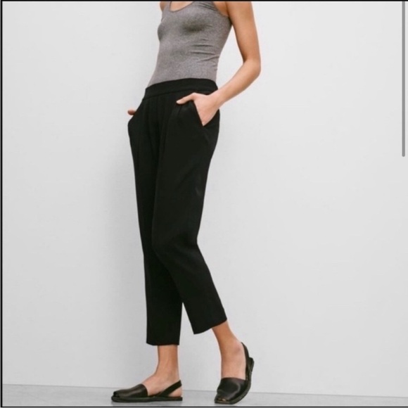 Aritizia Babaton Cohen Pant Black Pull On Size 8 - Picture 1 of 9